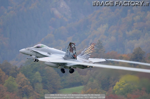 2009-10-08 Meiringen 505 McDonnell Douglas FA-18C Hornet
